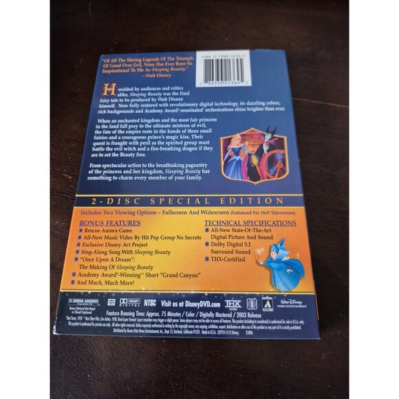 Sleeping Beauty Beauty and The Beast Movie Bundle DVDs Special Edition New - Picture 4 of 16